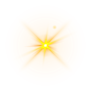Lens flare light special effect png