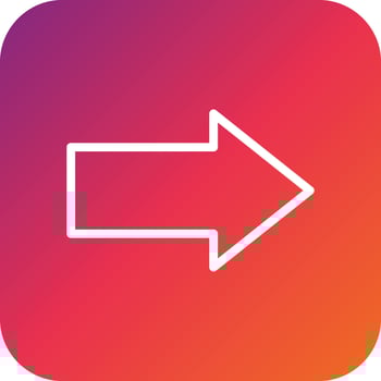 Right arrow Vector Icon Design Illustration