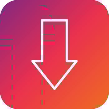 Down arrow Vector Icon Design Illustration