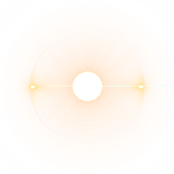 Lens flare light special effect background png