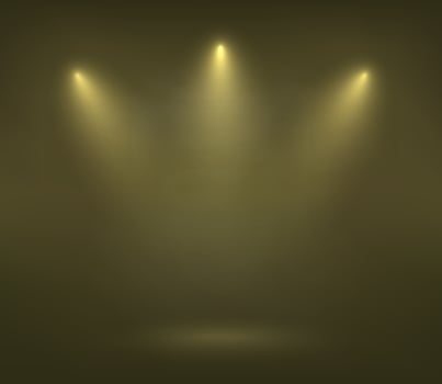 Vector Spotlight on Scene . Vector illustration