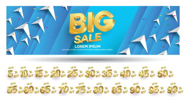 Super Sale poster, banner. Big sale, clearance. Vector illustration