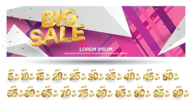 Super Sale poster, banner. Big sale, clearance. Vector illustration