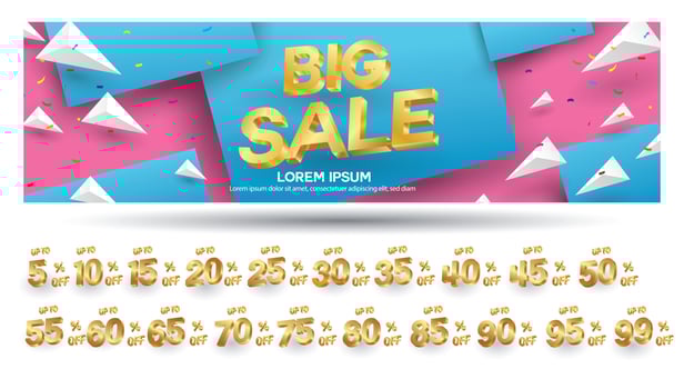 Super Sale poster, banner. Big sale, clearance. Vector illustration