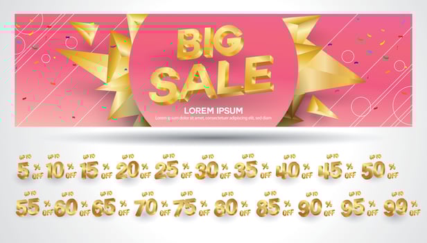 Super Sale poster, banner. Big sale, clearance. Vector illustration