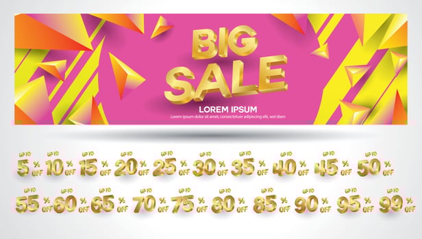 Super Sale poster, banner. Big sale, clearance. Vector illustration