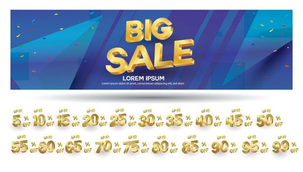 Super Sale poster, banner. Big sale, clearance. Vector illustration