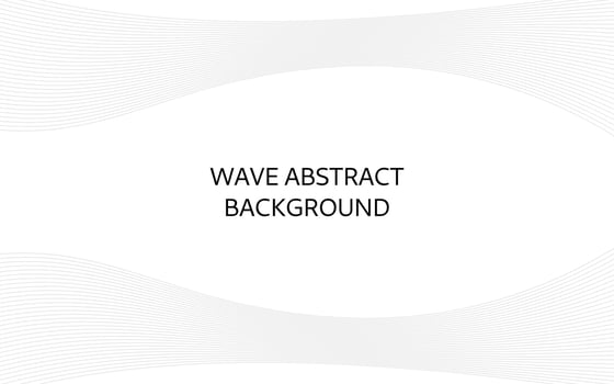 Abstract wave line background with white color. Wallpaper wave line with with grey color. Vector wave line background