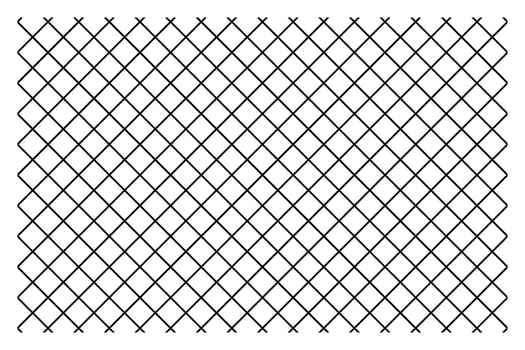 A black and white pattern of a diamond grid vector