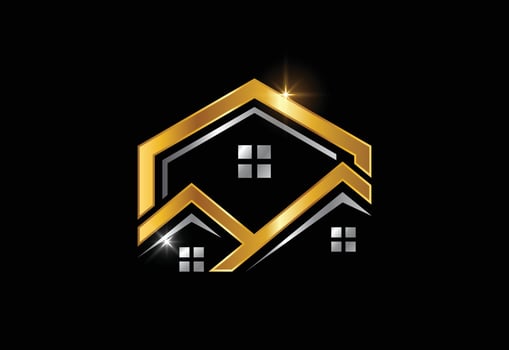 Real estate logo, House logo, Home logo sign symbol vector