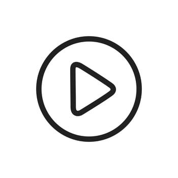 Play icon vector