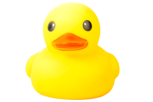 bath Yellow Rubber Duck  on isolate background png