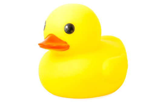 bath Yellow Rubber Duck  on isolate background png