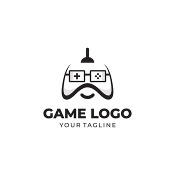 Game Console Logo Design Vector Template