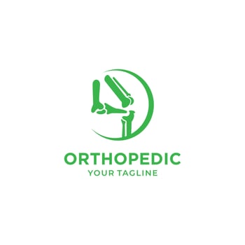 Orthopedic Logo Design Vector Template