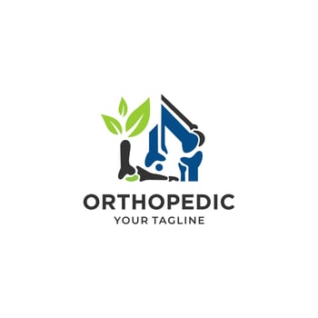 Orthopedic Logo Design Vector Template