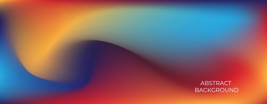 Colorful Holographic Banner Template Design vector