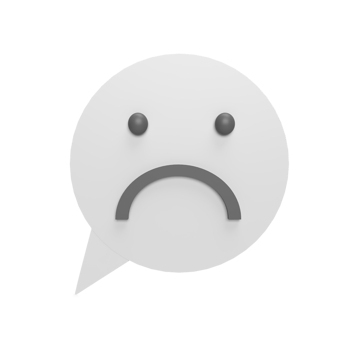 rating satisfaction feedback bad 3d icon model cartoon style concept. render illustration png