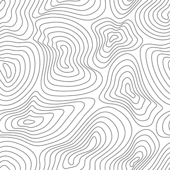 Topographic map, topographer seamless pattern, typography linear background for mapping and audio equalizer backdrop. Vector illustration