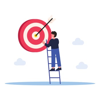 Personal goals concept illustration vector