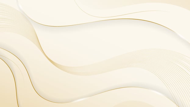 Gold abstract background with shiny waving lines design vector