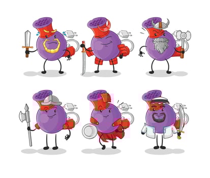 hair dryer cartoon mascot vector