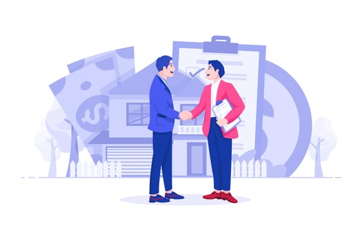 Insurance Policy flat Illustration concept vector