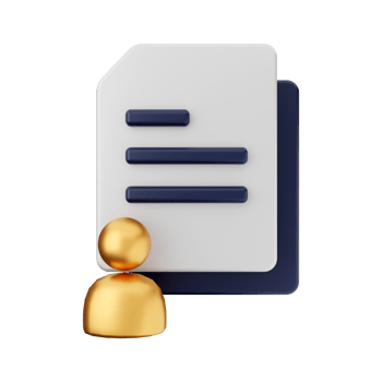 3d Document File Icon Illustration png