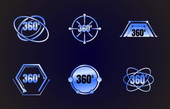 360 Technology Logo vector