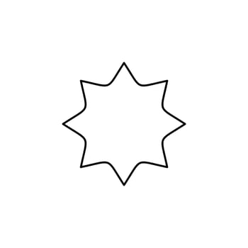 Stars, Night Thin Line Icon Vector Illustration Logo Template. Suitable For Many Purposes.