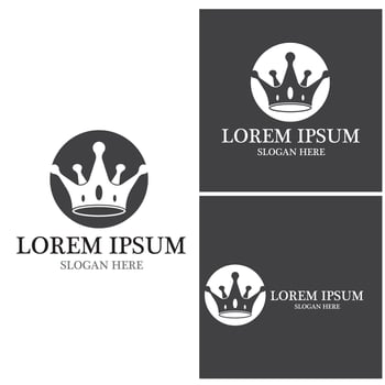 Crown Logo Template vector icon