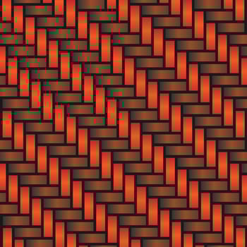 Rectangle Bricks Gradient Pattern Design Background vector