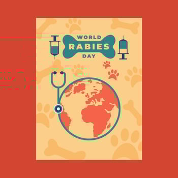 World Rabies Day Poster vector