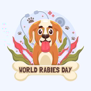 World Rabies Day Concept vector