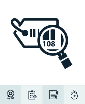 Shipping and Logistics icons with White Background vector