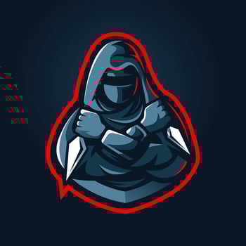 Ninja eSport logo vector
