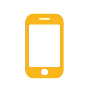 vector design, icon or symbol of mobile phone shape