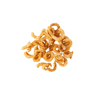 Crispy pork rinds cutout, Png file