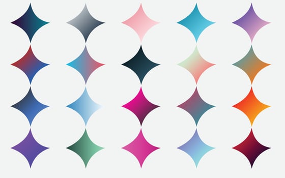 Mega set of vibrant colorful gradients color background vector