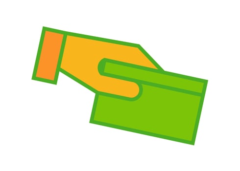 vector design, atm card shape illustration