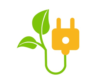 vector design, friendly energy shape illustration