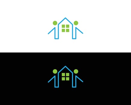 Real estate logo design template ,House And Building logo design concept Vector