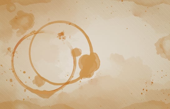 Coffee Cup Stains Background vector