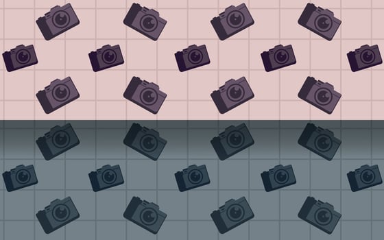 Mirroless Camera Pattern Vector