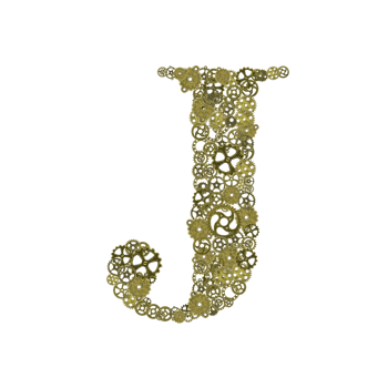 alphabet , gears arrangement shape of alphabet png
