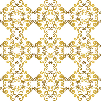 Vector damask vintage baroque ornament. Retro pattern antique style acanthus. Seamless pattern