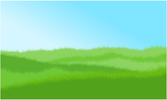 grass field, lawn vector