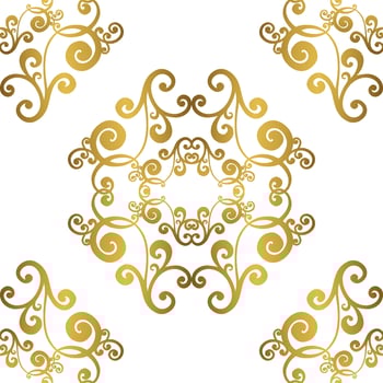 Vector damask vintage baroque ornament. Retro pattern antique style acanthus. Seamless pattern