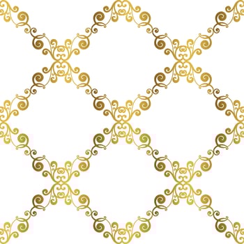 Vector damask vintage baroque ornament. Retro pattern antique style acanthus. Seamless pattern
