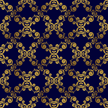 Vector damask vintage baroque ornament. Retro pattern antique style acanthus. Seamless pattern